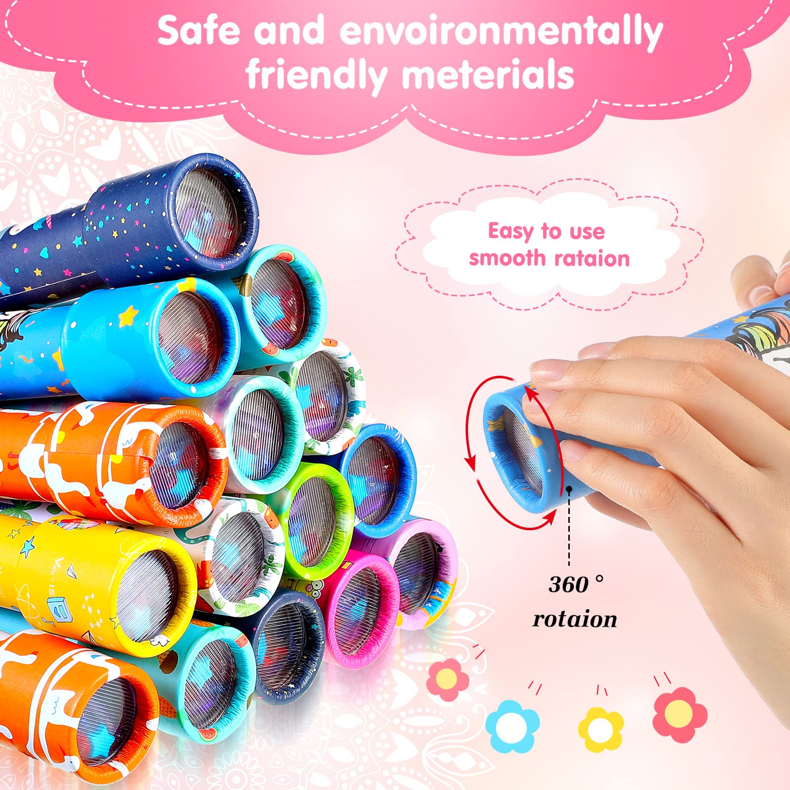 Chivao educational kaleidoscope aiding color recognition and creative thinking