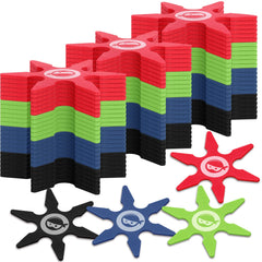 Chivao Ninja foam star kit, 24 pieces, ideal for party games and decorations.