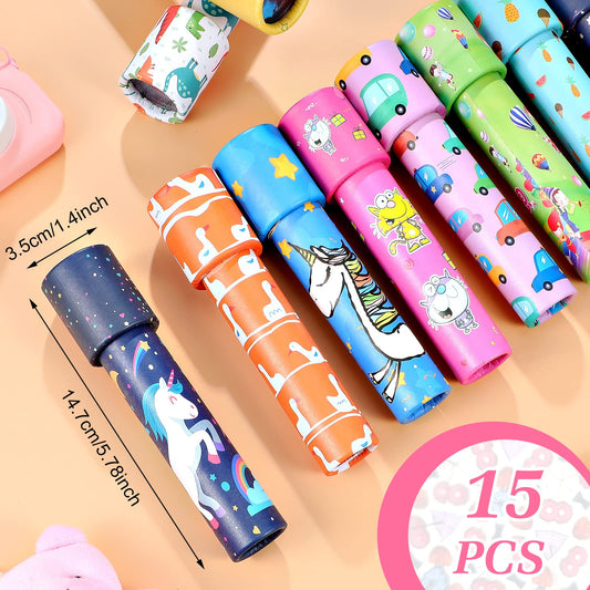 Chivao vintage kaleidoscope with rainbow reflections for visual exploration