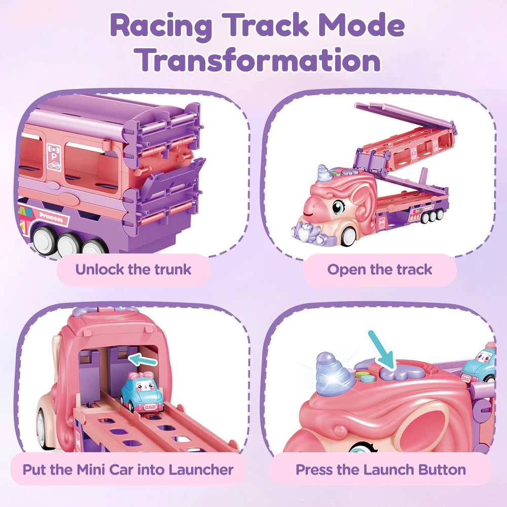 CHMYWJ princess mini cars included for cooperative storytelling
