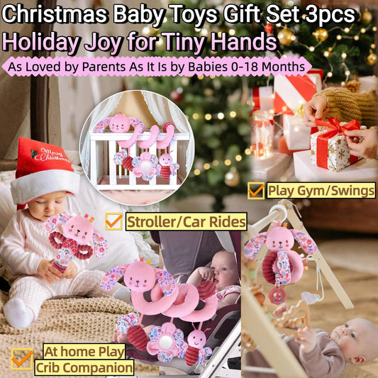Chochumy baby mirror in spiral toy supports early exploration during rides.