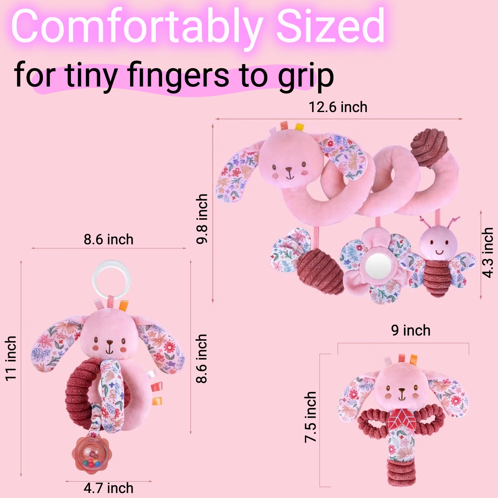Chochumy versatile sensory baby toy set designed for travel and growth.