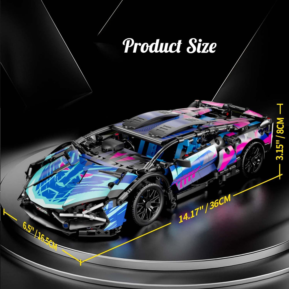Chodia Sport Race Car 1:14 hood and scissor doors open smoothly for interactive display.