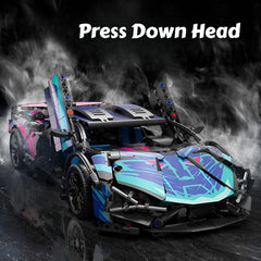 Chodia Sport Race Car 1:14 open doors highlight dynamic posing options.