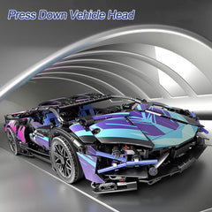 Chodia Sport race car front suspension detail for realistic handling