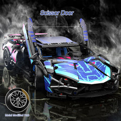 Chodia Sport race car open scissor doors for interactive viewing