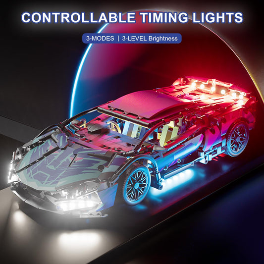 Chodia 1:14 scale supercar, realistic movement and suspension for engaging builds.