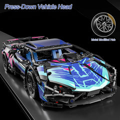 Chodia Sport Race Car steering and suspension enhance realistic model handling.