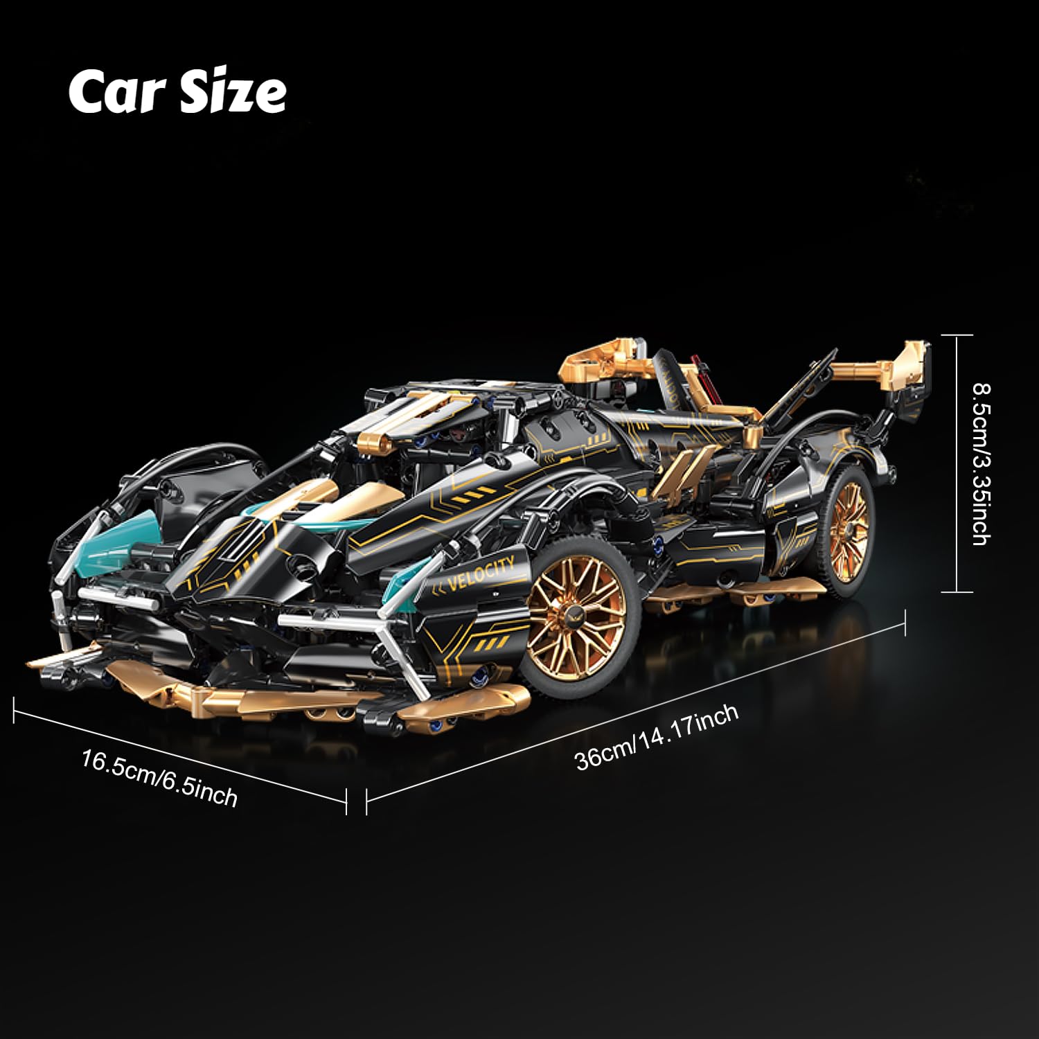 Chodia Sport rear suspension and wheels emphasize authentic motion and realism.