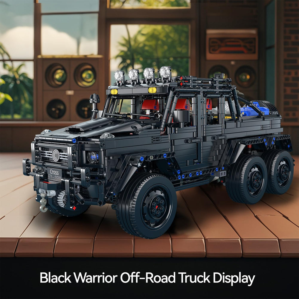 Chodia Wrangler 6x6 model on display as a striking desk centerpiece.