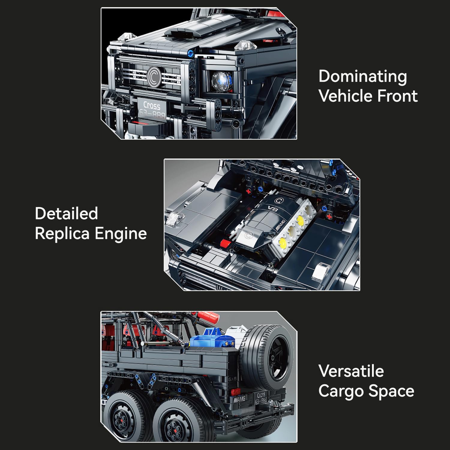 Chodia Wrangler 6x6 urban mode demonstrates sleek display and precision detailing.