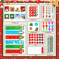 Cholemy erasers help cleanly correct mistakes during festive assignments.