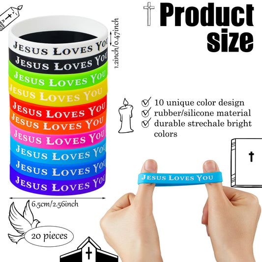 Cholemy Bible verse bookmarks featuring Jesus loves you message and vibrant colors