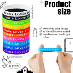 Cholemy Bible verse bookmarks featuring Jesus loves you message and vibrant colors