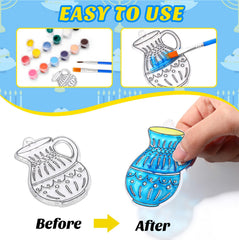 Cholemy suction hooks for suncatchers enable easy, mess-free hanging on windows.