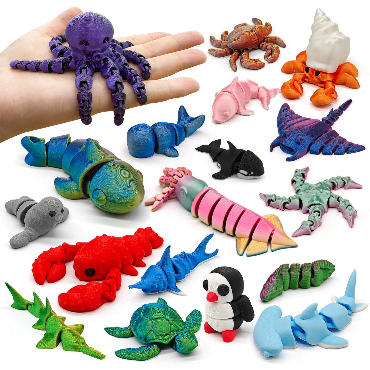 CHolic lobster figure for desk decor and tactile play