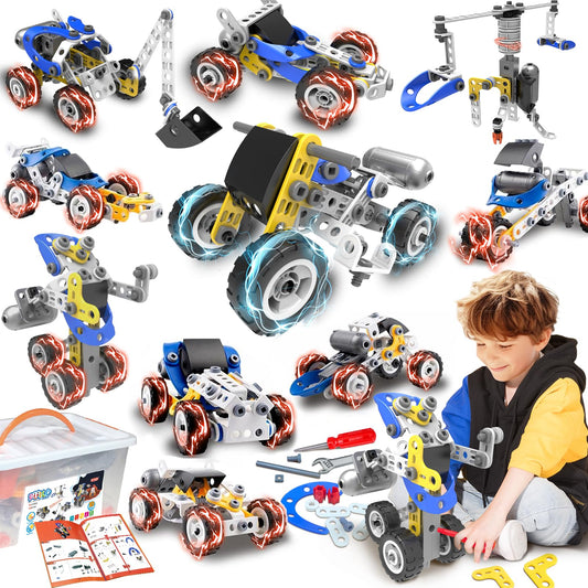 Choopheme 10-in-1 electric stem toy buggy showing moving play and motor action