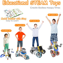 Choopheme 10-in-1 electric stem toy rotary crane demonstrating gears in motion