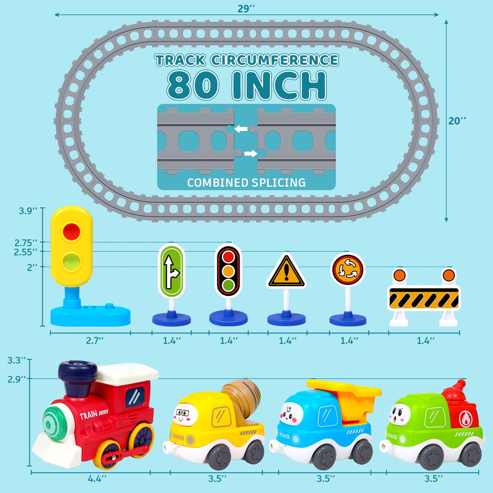 Choopheme magnetic vehicle group showing diverse trucks for versatile combos
