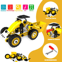 Choopheme forklift model aiding sequencing and step-by-step building.