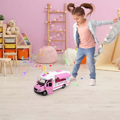 Choopheme ice cream truck toy kids playset supports creative role-play sessions.