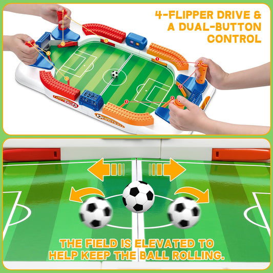 Choopheme Mini Foosball Table shows scoreboard and bells for exciting goals