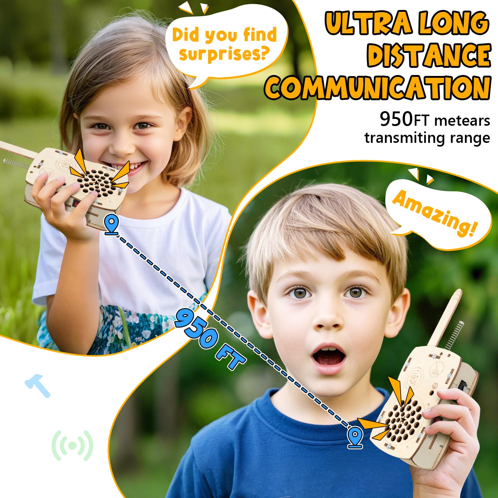 Choopheme walkie talkie call alert function enables easy parent-child communication.
