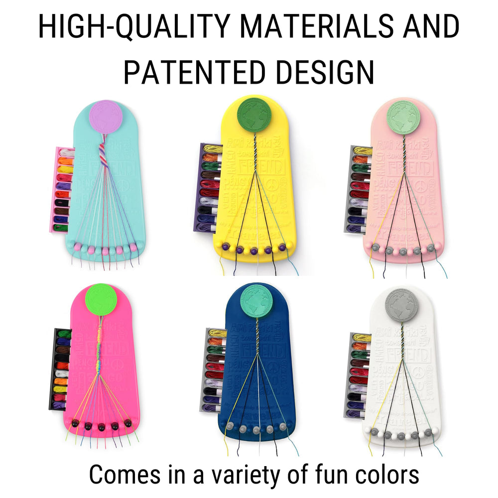 Choose Friendship portable loom compact, kid‑friendly crafting on the move.
