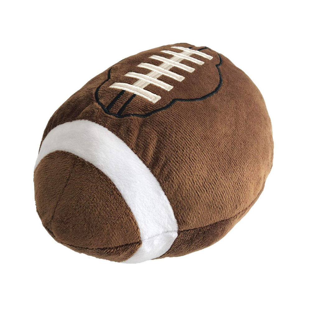 CHORONMO football plush pillow closeup soft fabric and comfy texture