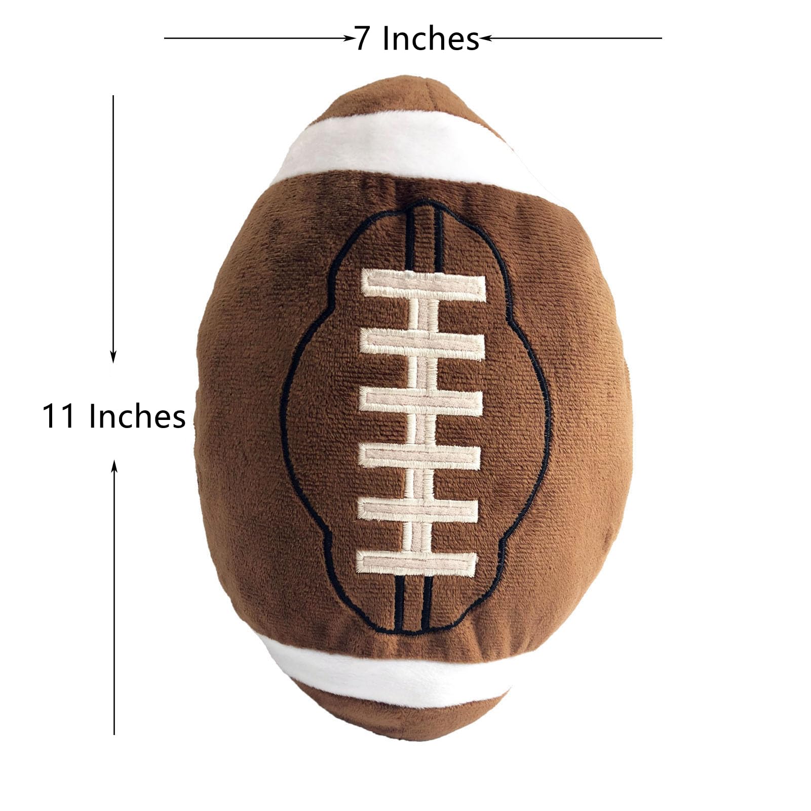 CHORONMO football plush pillow side view ideal for snug reading corners