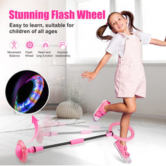 Chridark pink ankle skip ball adds visibility and fun to outdoor games