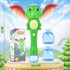 Chridark Dinosaur Bubble Wand bubble-solution refill keeps sessions going.