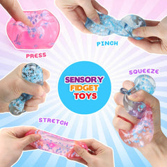 Chridark Ice Cube Fidget Toy in purple delivers soft squish and focus aid.