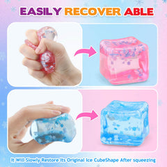 Chridark 3-pack Ice Cube Fidget Toys for shared classroom and group breaktimes.