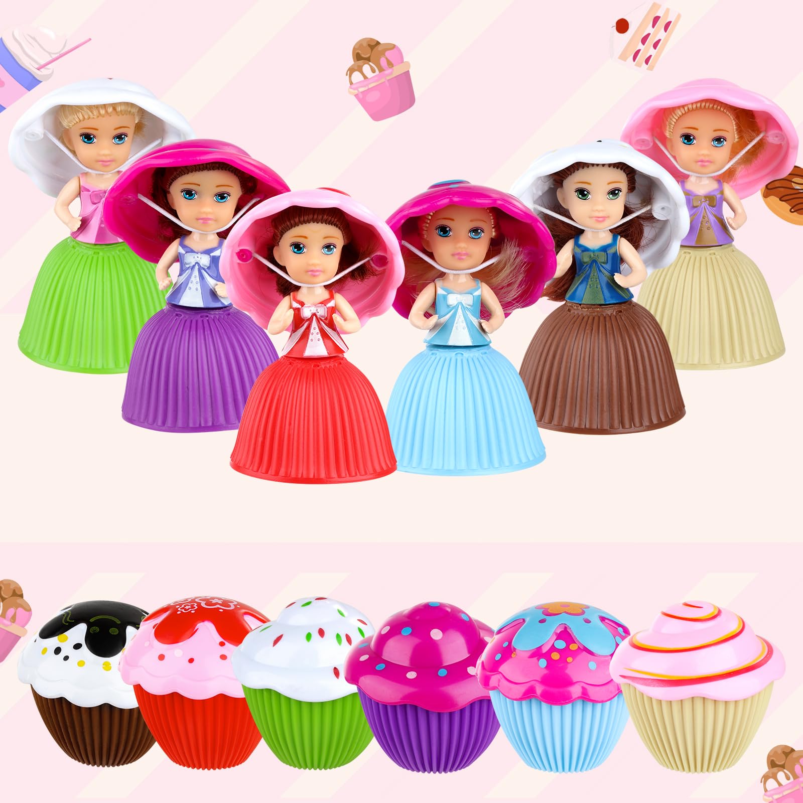 Christoy cake doll with six princess styles inspires storytelling and role-play.