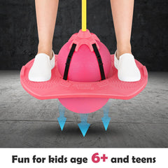 Christoy Pogo ball pump enables easy inflation and quick setup.