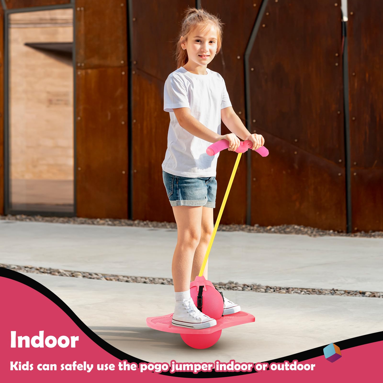 Christoy Pogo indoor-outdoor play suited for all ages.
