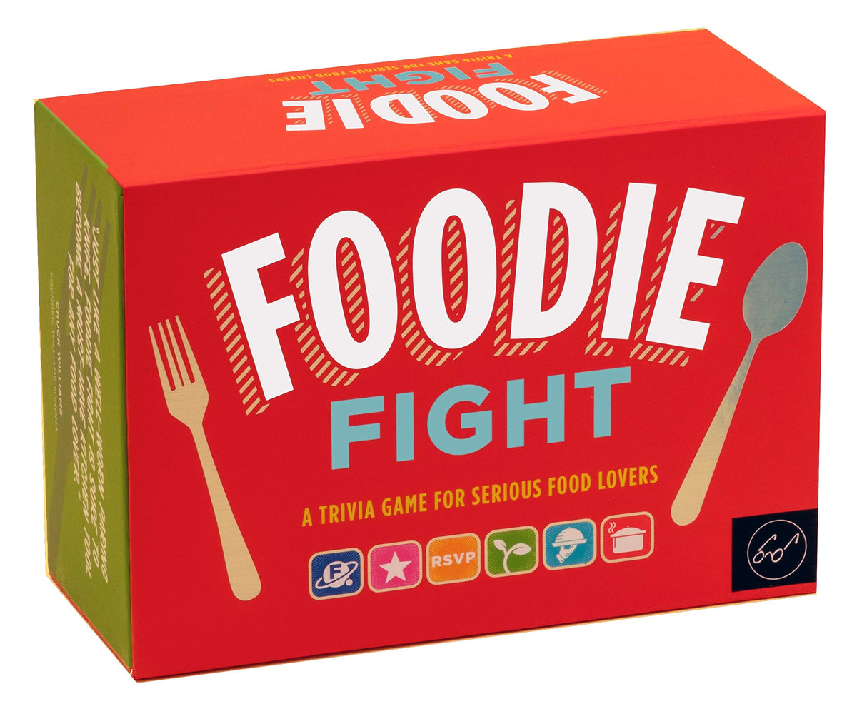 Chronicle Books Foodie Fight color die energizes game-night rounds