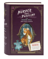 Chronicle Books Murder Most Puzzling detailed illustration invites careful inspection