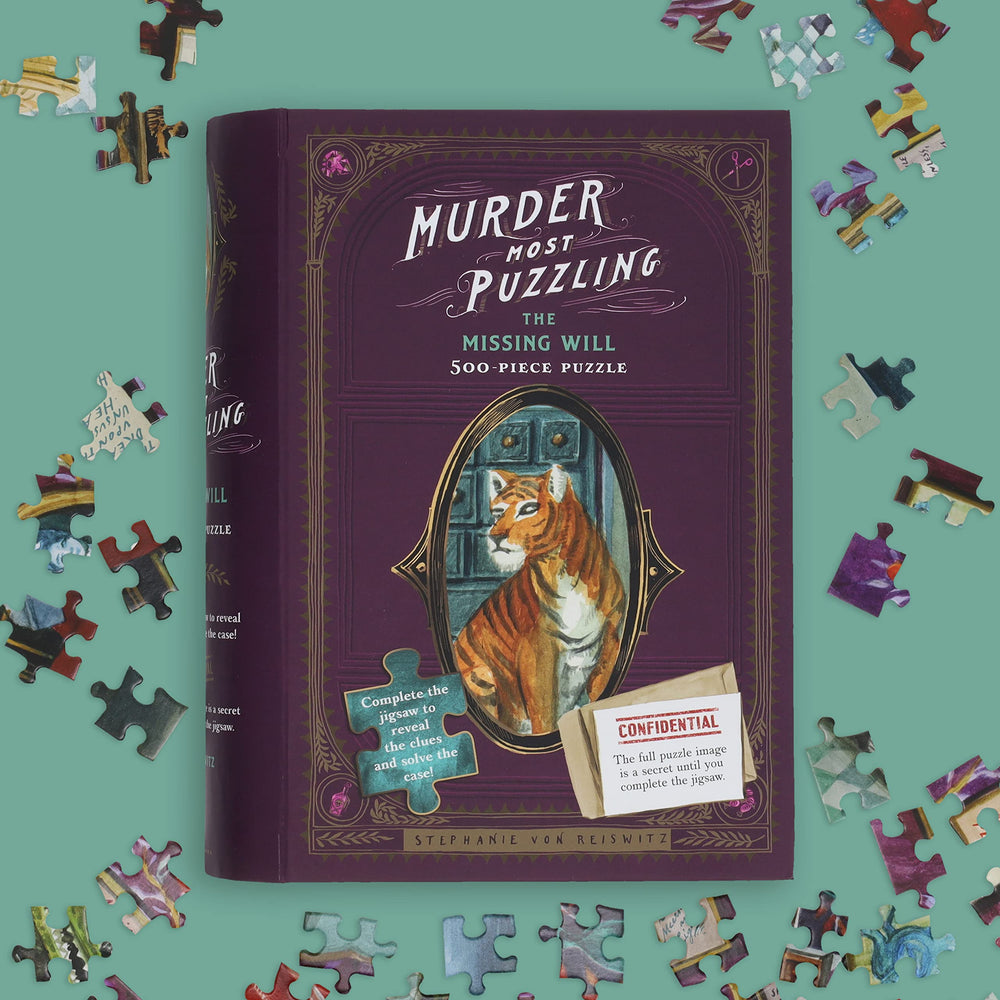 Chronicle Books Murder Most Puzzling nostalgic format rekindles 1990s jigsaw charm