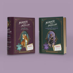 Chronicle Books Murder Most Puzzling elegant packaging suits gift-giving occasions