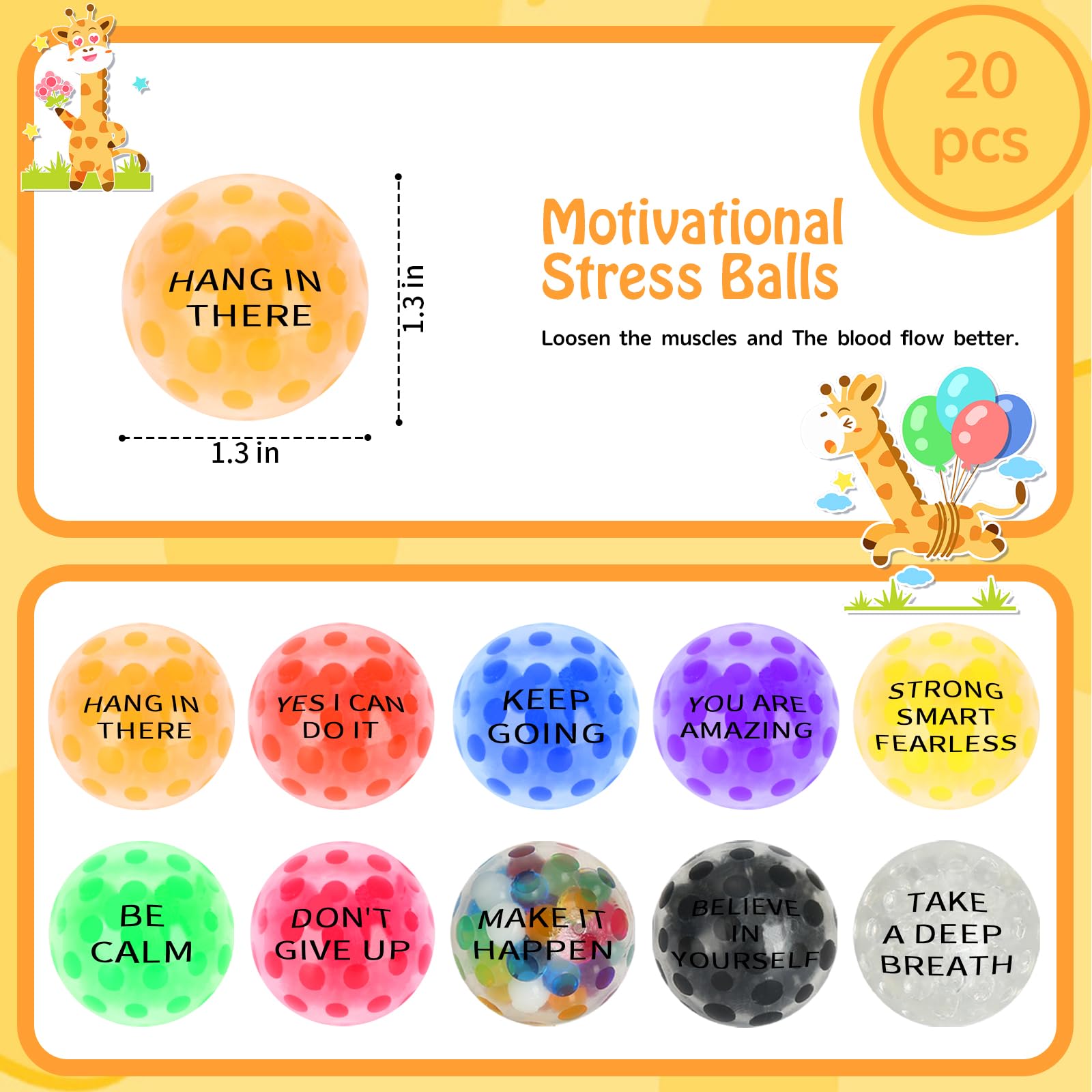Chshhuao mini stress balls in ten colors invite quick focus and stress relief