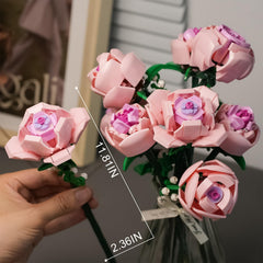 CHUANGPIN Buildable rose stems detail demonstrates adjustable stems for versatile arrangements.