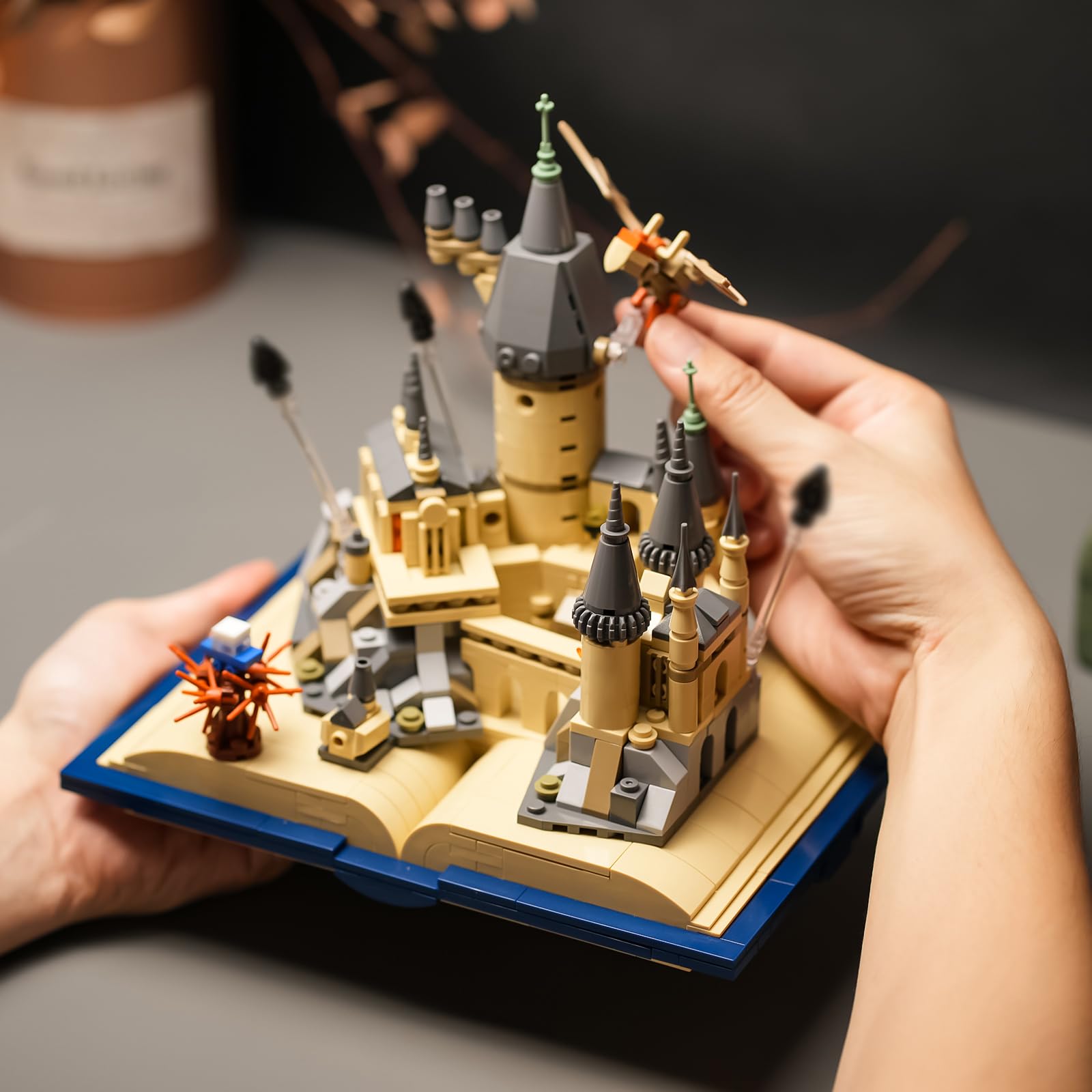 CHUANGPIN Castle Book decor showcases home ambiance and collectible appeal.
