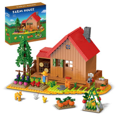 CHUANGPIN Friends Farm House set with animals for imaginative play
