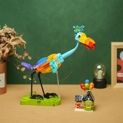 CHUANGPIN Kevin Bird Up House numbered bags organize parts for easy assembly.