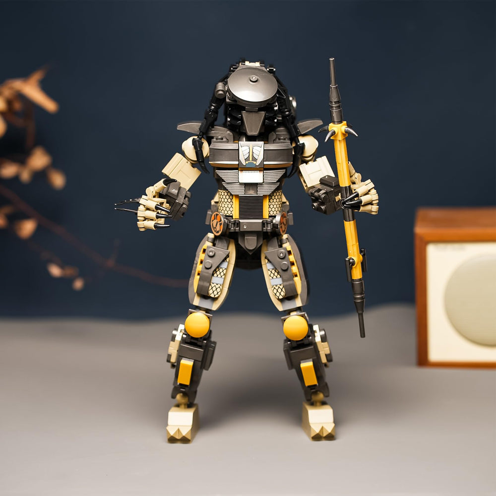 CHUANGPIN Xenomorph assembly instructions visible for easy step-by-step building