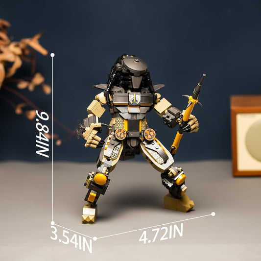 CHUANGPIN Xenomorph figure detailed head shot for immersive display