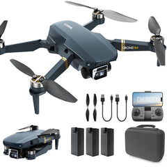 CHUBORY drone carrying case included for travel convenience.