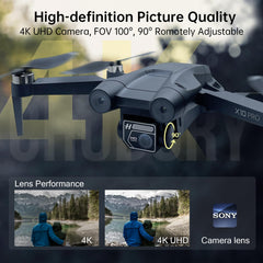 CHUBORY X10 PRO brushless motors ensure quiet, powerful takeoffs and smooth flights.